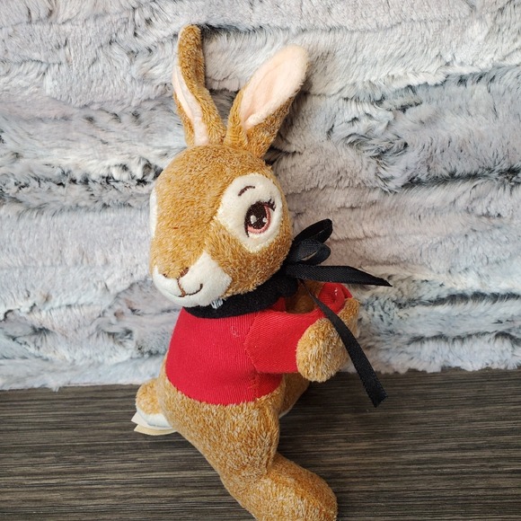 Peter Rabbit Flopsy Bunny Plush Wrist Hugger Dan Dee Stuffed Animal Toy Bracelet - Picture 5 of 8